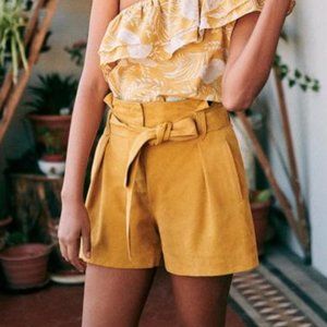 Sezane Zoe Shorts ( leather )